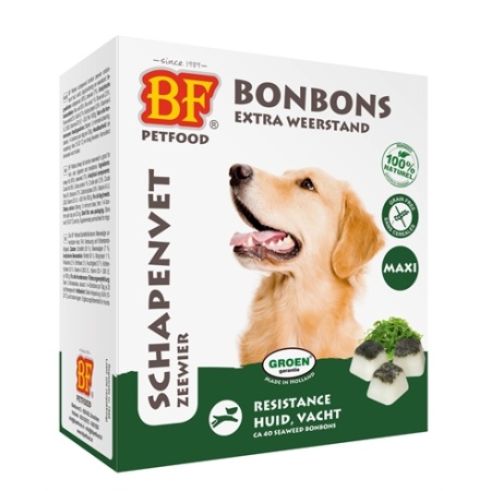 Bf petfood schapenvet maxi bonbons zeewier