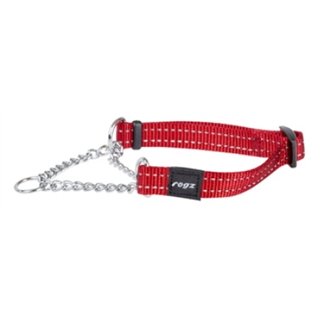 Rogz for dogs snake halfslip halsband rood