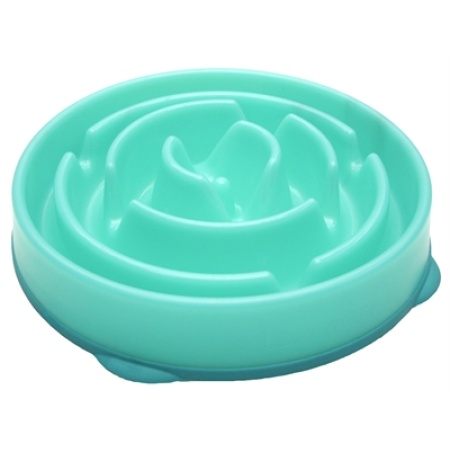 Slo-bowl feeder drop teal lichtblauw
