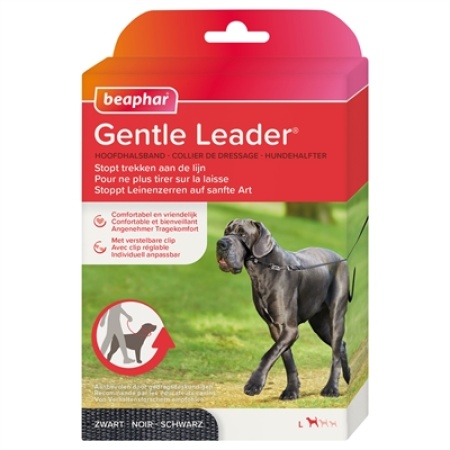 Beaphar gentle leader zwart