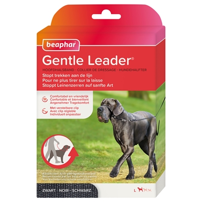 Beaphar gentle leader zwart