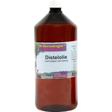 Dierendrogist distelolie