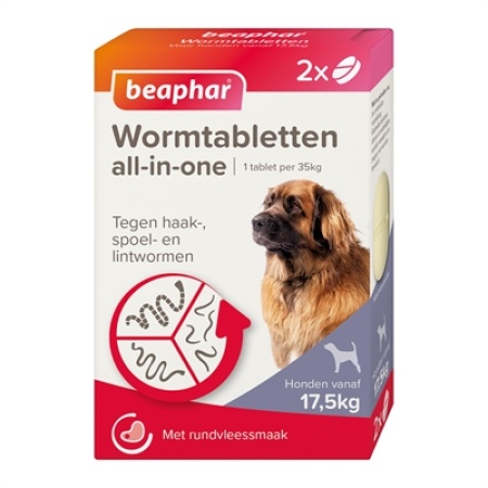 Beaphar wormtablet all-in-one hond