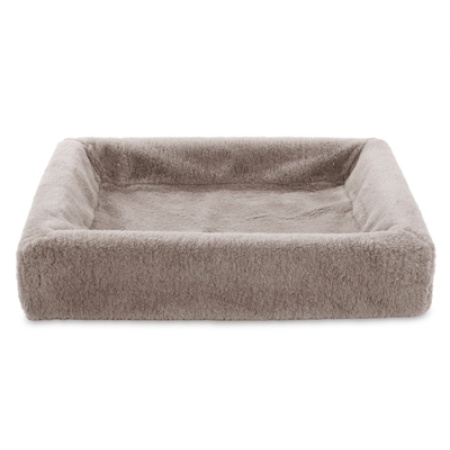Bia bed fleece hoes hondenmand taupe