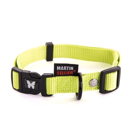 Martin halsband verstelbaar nylon groen