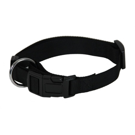 Martin halsband basic nylon zwart