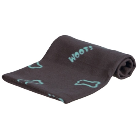 Trixie beany fleece hondendeken grijs