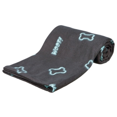 Trixie barney fleece hondendeken grijs