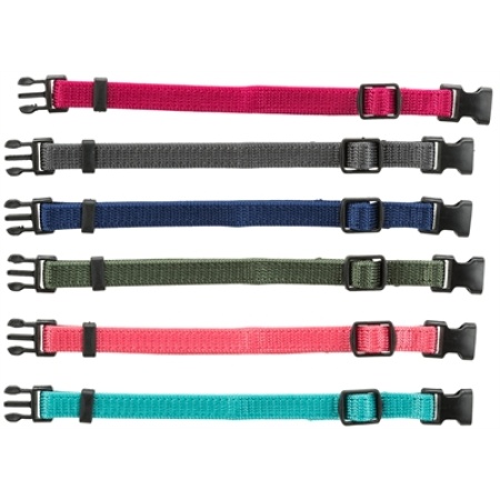 Trixie puppy halsbandset fuchsia/grafiet/indigo/groen/koraal/blauw