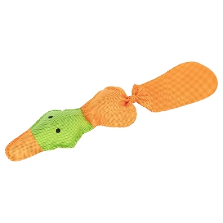 Trixie eend drijvend polyester oranje