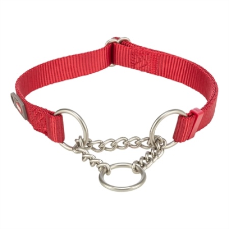 Trixie halsband hond premium halfslip halsband rood