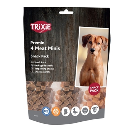 Trixie premio vlees minis kip / eend / rund / lam