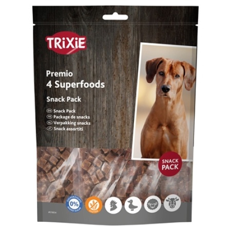 Trixie premio superfoods kip / eend / rund / lam