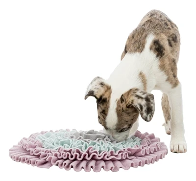 Trixie junior snuffelmat zacht roze / mintgroen / grijs - Afbeelding 6