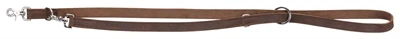 Trixie hondenriem rustic verstelbaar vetleer donkerbruin - Afbeelding 4