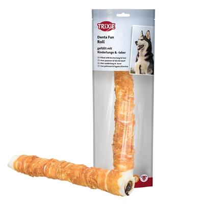 Trixie denta fun filled chicken chewing roll