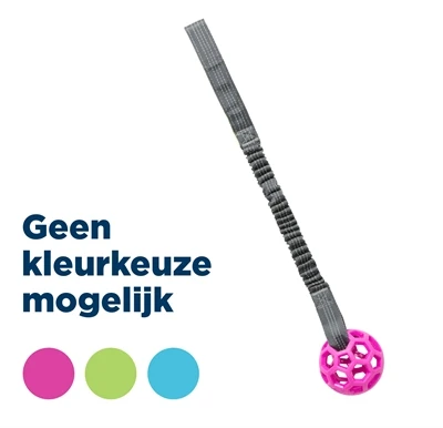 Trixie bungee tugger met bal assorti