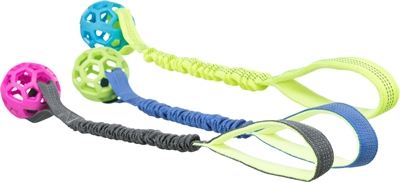 Trixie bungee tugger met bal assorti - Afbeelding 2