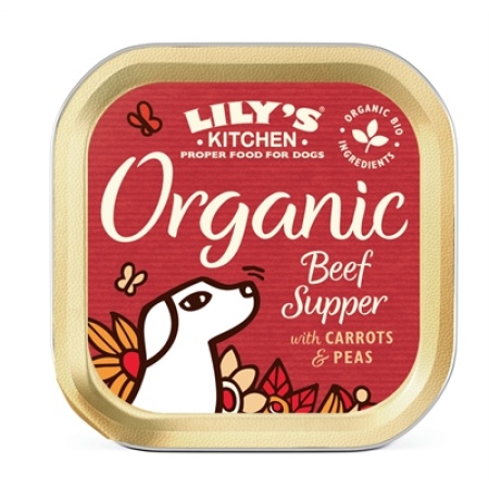Lily's kitchen dog organic beef supper