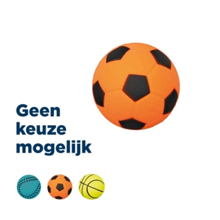 Trixie bal drijvend schuimrubber assorti