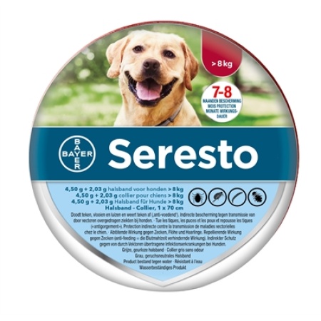 Seresto teken- en vlooienband hond