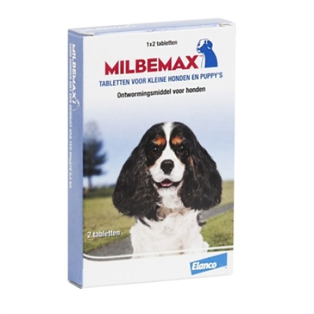 Milbemax tablet ontworming puppy / kleine hond