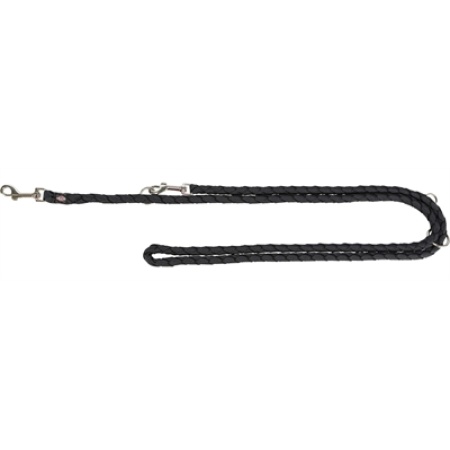 Trixie hondenriem cavo verstelbaar zwart