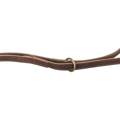 Trixie hondenriem rustic verstelbaar vetleer donkerbruin - Afbeelding 3
