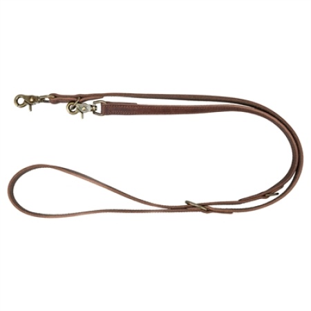 Trixie hondenriem rustic verstelbaar vetleer donkerbruin