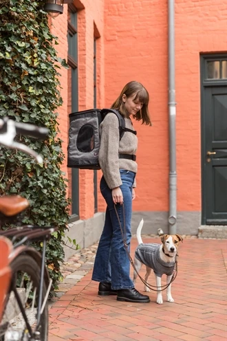 Trixie hondenriem rustic verstelbaar vetleer donkerbruin - Afbeelding 4