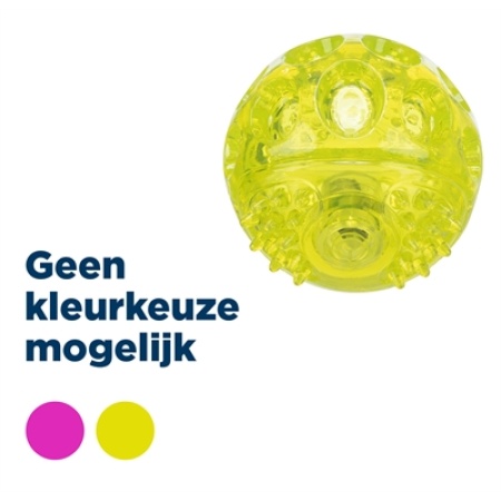 Trixie knipperbal zonder geluid drijvend tpr assorti