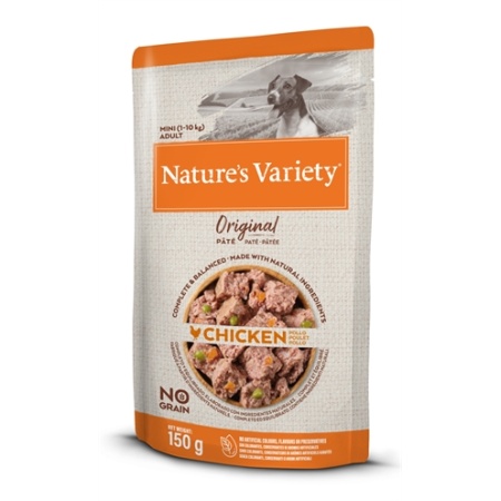 Natures variety original mini pouch chicken
