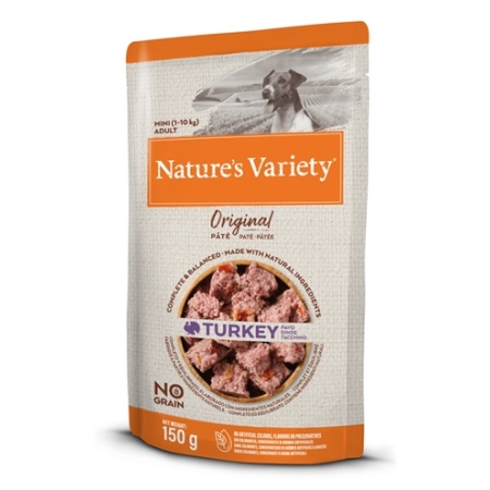 Natures variety original mini pouch turkey