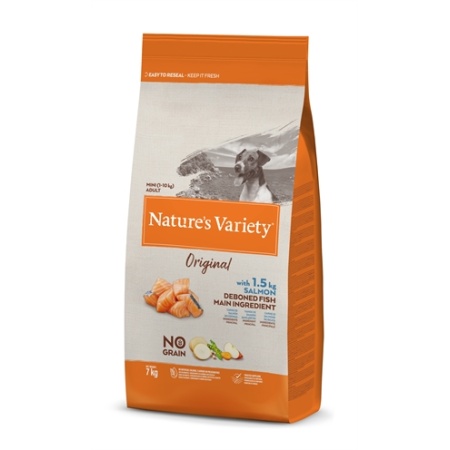 Natures variety original adult mini salmon no grain