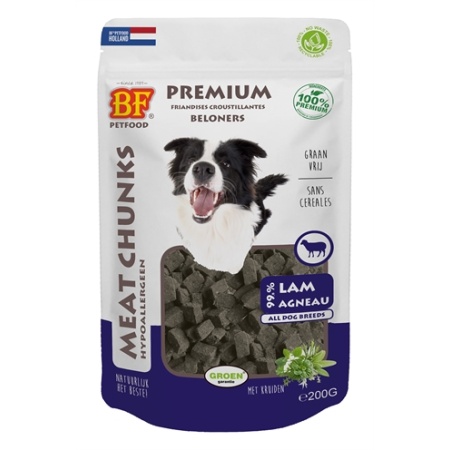 Bf petfood meat chunks lam