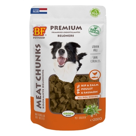 Bf petfood meat chunks kip en zalm
