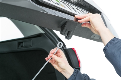 Trixie carcooler om de kofferbak open te houden lang grijs - Afbeelding 4