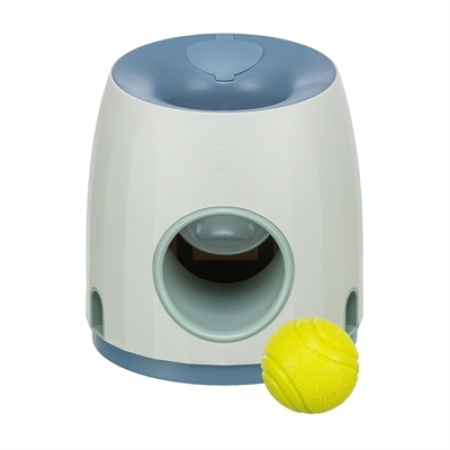 Trixie dog activity strategiespel ball&treat lichtgrijs / blauw