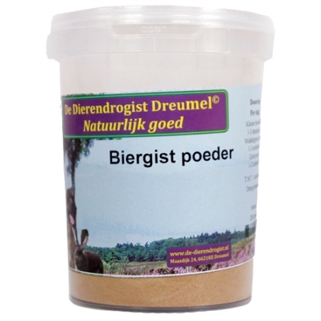 Dierendrogist biergist poeder