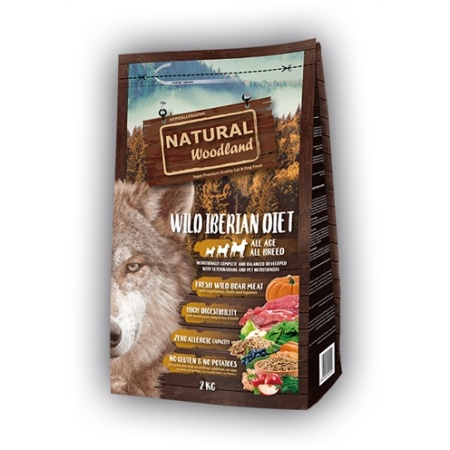 Natural woodland wild iberian diet