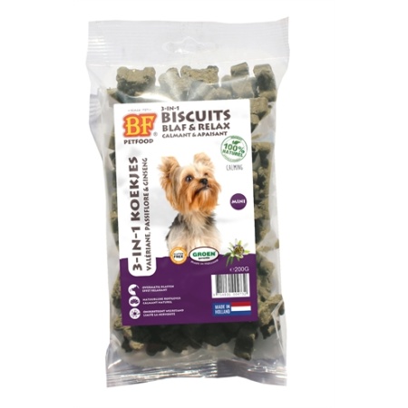 Bf petfood 3 in 1 hondenkoekjes blaf & relax mini