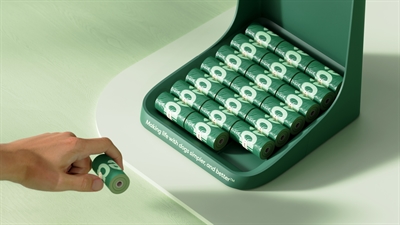 Earth rated poepzakjes tbv display geurloos gerecycled - Afbeelding 2