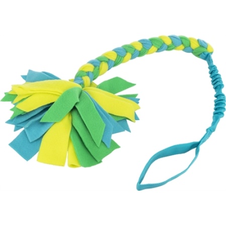 Trixie bungee hondenspeelgoed trektouw polyester