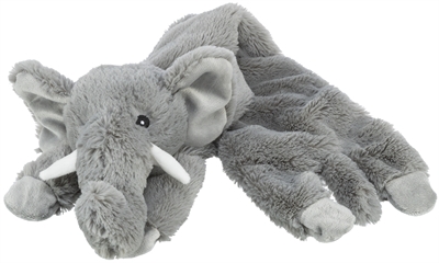 Trixie be eco hangende olifant hondenspeelgoed gerecycled pluche - Afbeelding 3