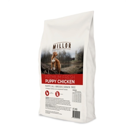 Millor premium extruded fresh puppy chicken grain free