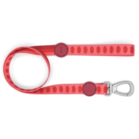 Morso hondenriem gerecycled lipstick roze