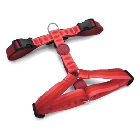 Morso hondentuig h-tuig gerecycled lipstick roze