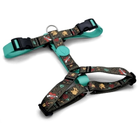 Morso hondentuig h-tuig gerecycled ink tank groen