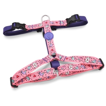 Morso hondentuig h-tuig gerecycled sweet tweet roze