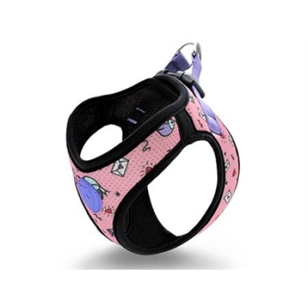 Morso hondentuig body mesh gerecycled sweet tweet roze